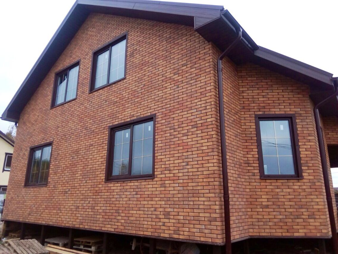 Braun Glatt, Толщина 30 мм, Фасадные Термопанели Rufford