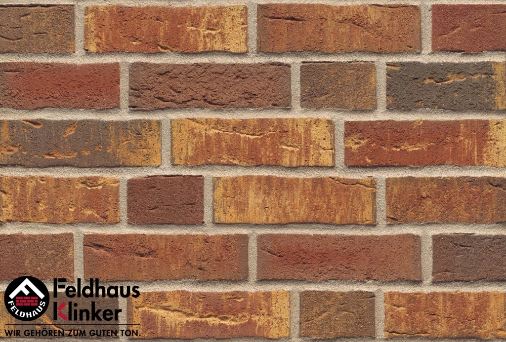 Клинкер Ручная Формовка K686 Sintra Ardor Calino, Feldhaus Klinker
