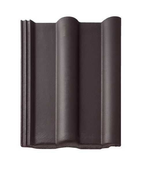 Черепица цементно-песчаная Франкфуртская, Braas, черный